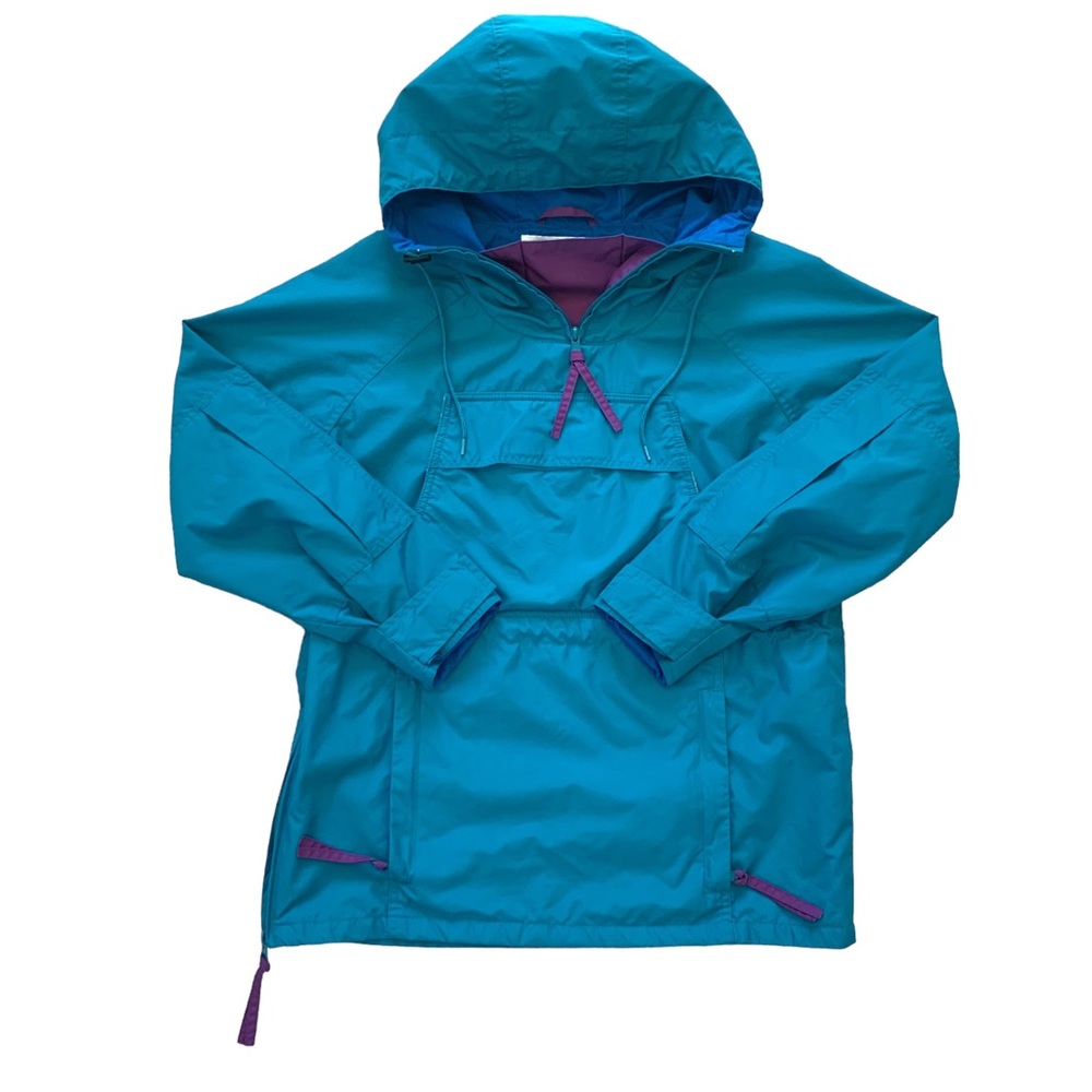 vintage Y2K COLUMBIA radial sleeve half zip rain jacket